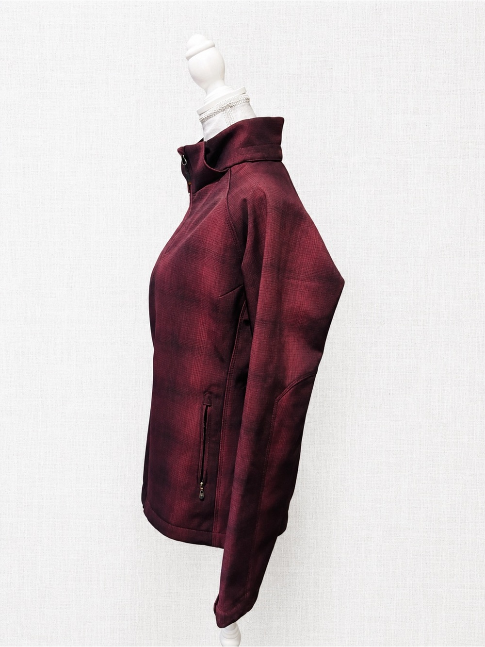 Avia Burgundy Full-Zip Utility Jacket - Picture 2 of 5